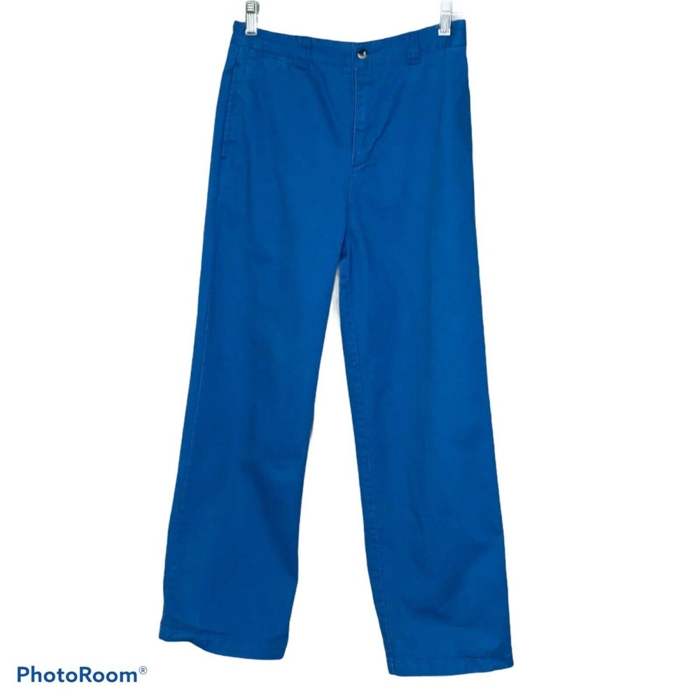 Rugged Bear‎ Pants Periwinkle Blue Flat Front 12
